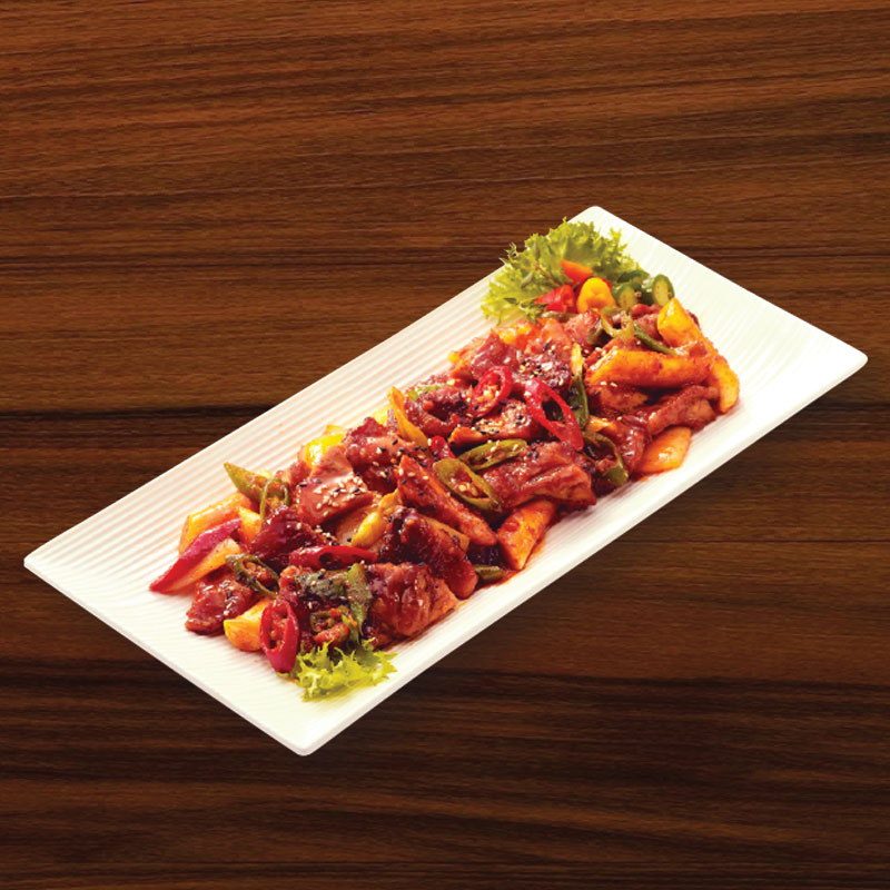 Stir-fried Chicken (Spicy Sauce/Jambalaya) 로스트 양념(핫소스)(잠발라야)